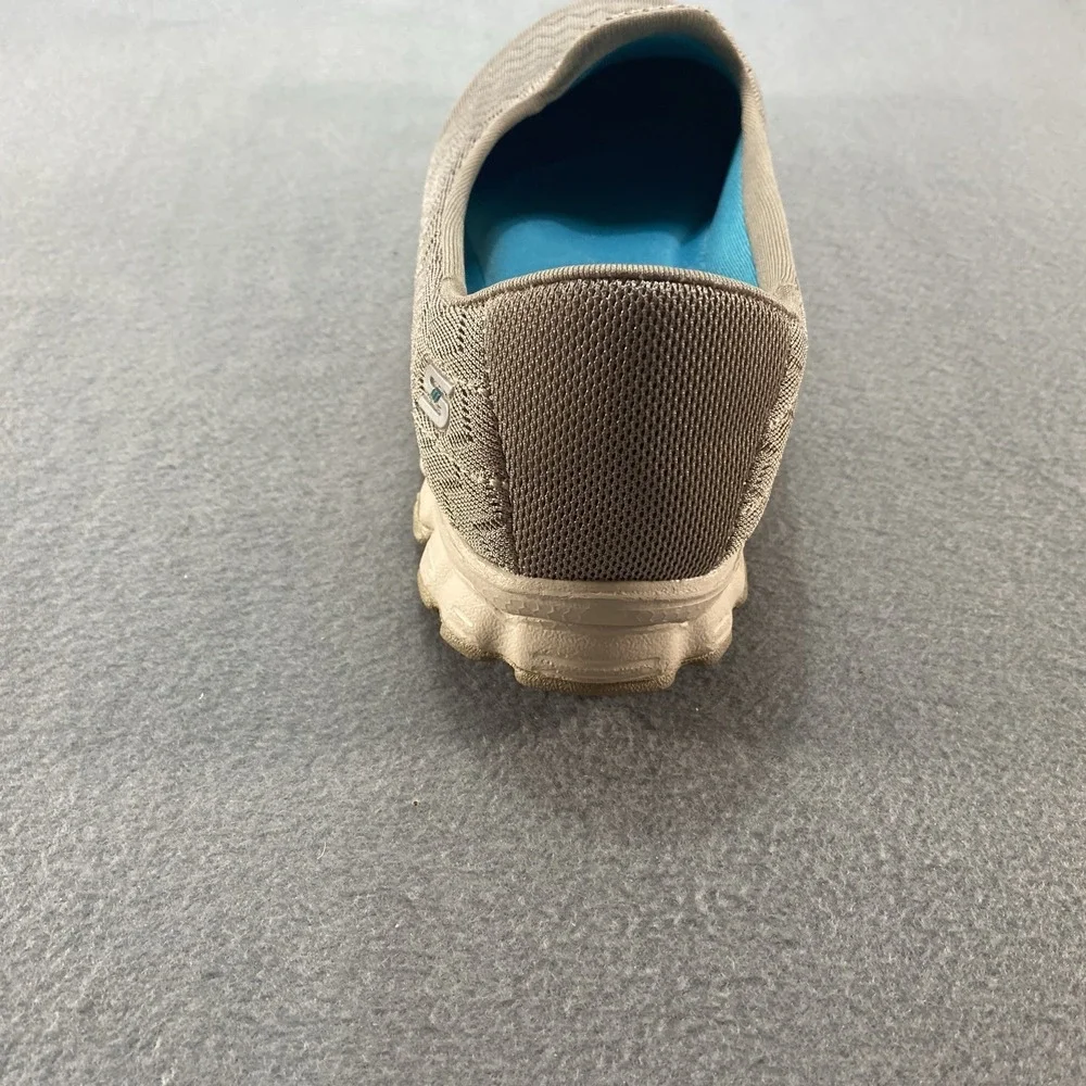 Skechers Womens Slip on Memory‎ Foam Gray Mesh 10M